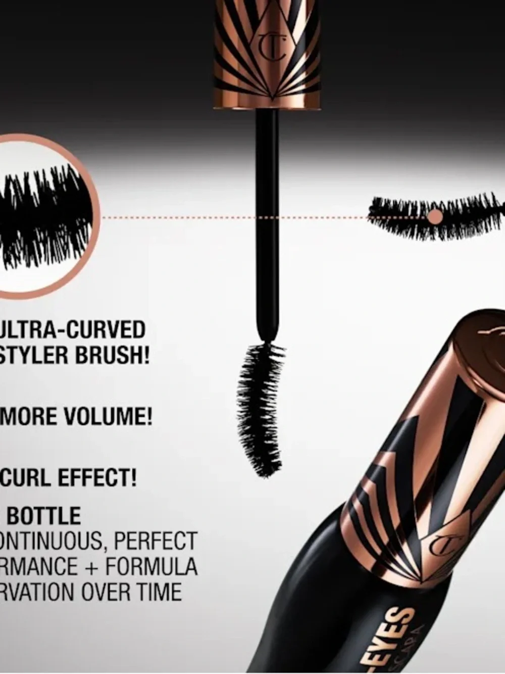 Charlotte Tilbury Exagger-Eyes Volume Mascara - Black